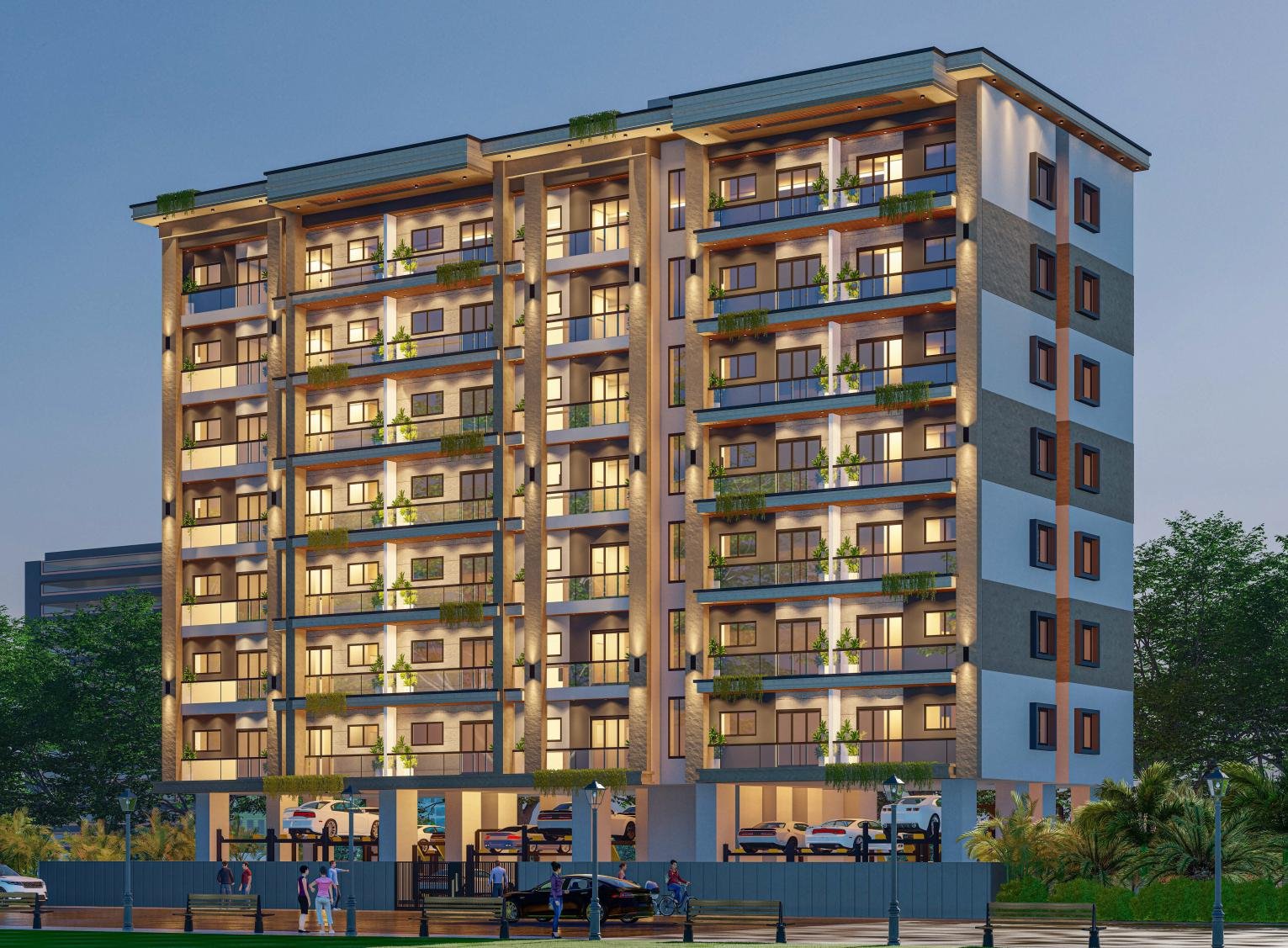 17 Insignia - 1 BHK,Pan Card Club Road, Baner